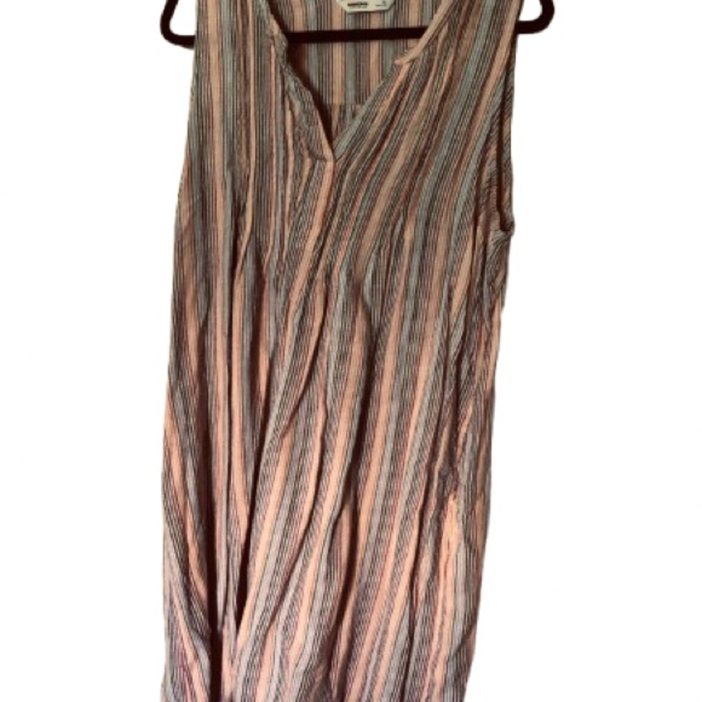 Striped Sleeveless Dress with pockets